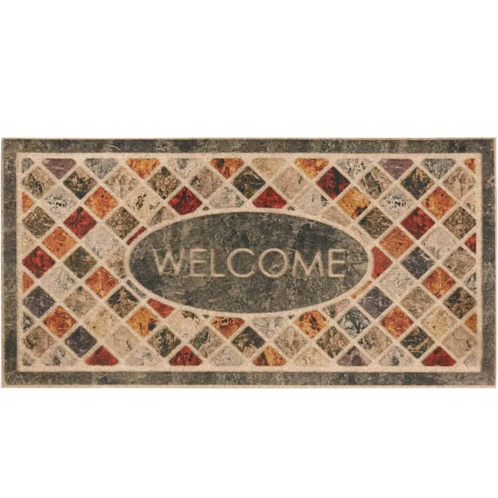 ornamental_brick__in_x__i_0.webp Ornamental Brick 24 In. X 48 In. Door Mat By Mohawk Home | * Best Sale