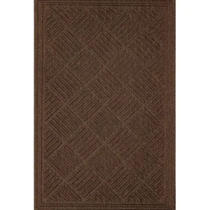 Parquet Impressions Jacquard Copper 24 In. X 36 In. Recycled Rubber Indoor/Outdoor Door Mat By Mohawk Home | * Best