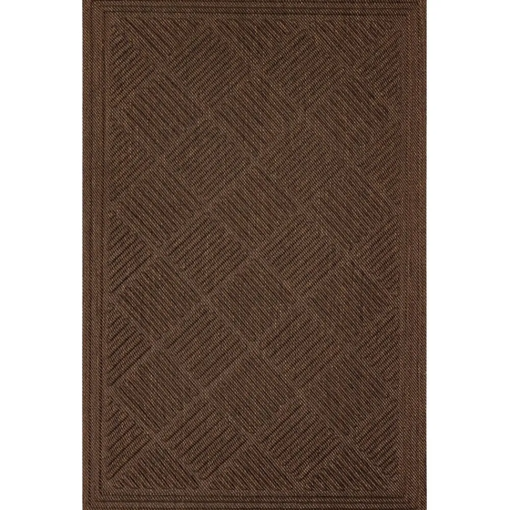 parquet_impressions_jacqu_0.webp Parquet Impressions Jacquard Copper 24 In. X 36 In. Recycled Rubber Indoor/Outdoor Door Mat By Mohawk Home | * Best