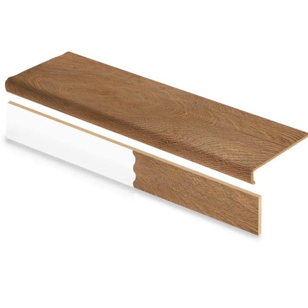 perryridge_stair_tread_an_0-1.webp Perryridge Stair Tread And Reversible Riser Kit 47 In. L X 12-1/8 In. W X 2-3/16 In. T For Stairs 1-1/8 In. To 1-3/4″ T By Cap A Tread | * Clearance