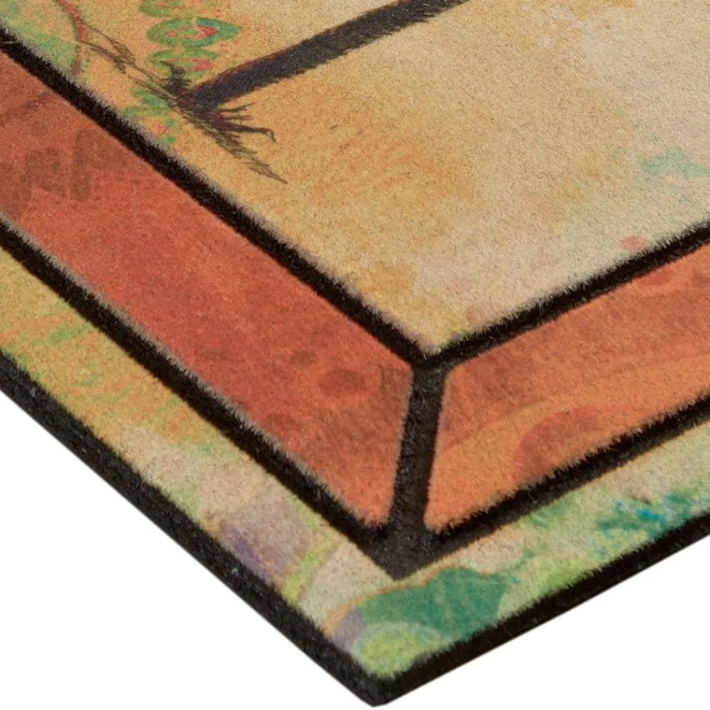 picture_frame_fresco_palm_2.webp Picture Frame Fresco Palm 18 In. X 30 In. Recycled Rubber Door Mat By Mohawk Home | * Best