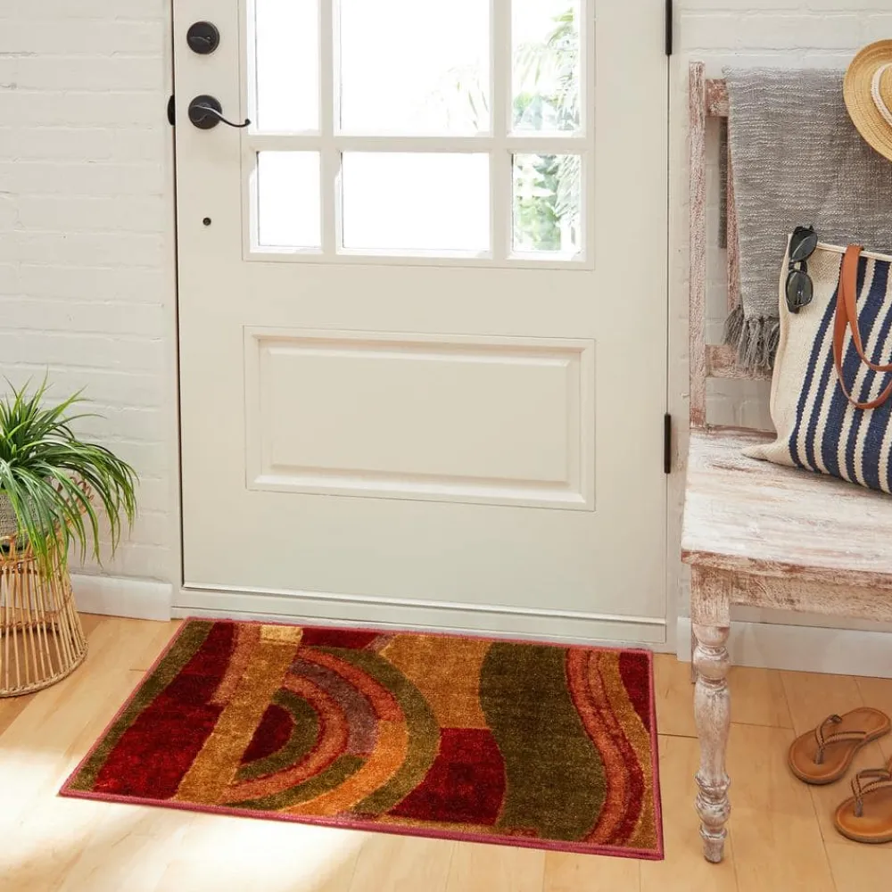 piscasso_wine__ft_x__ft_a_8.webp Piscasso Wine 8 Ft. X 10 Ft. Abstract Area Rug By Mohawk Home | * Store