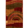Piscasso Wine 4 Ft. X 6 Ft. Machine Washable Abstract Area Rug By Mohawk Home | * Cheap