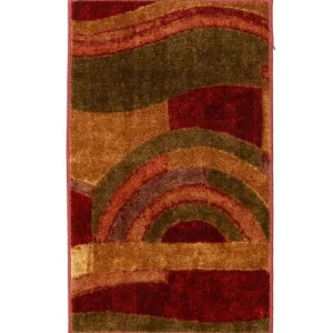 Piscasso Wine 4 Ft. X 6 Ft. Machine Washable Abstract Area Rug By Mohawk Home | * Cheap