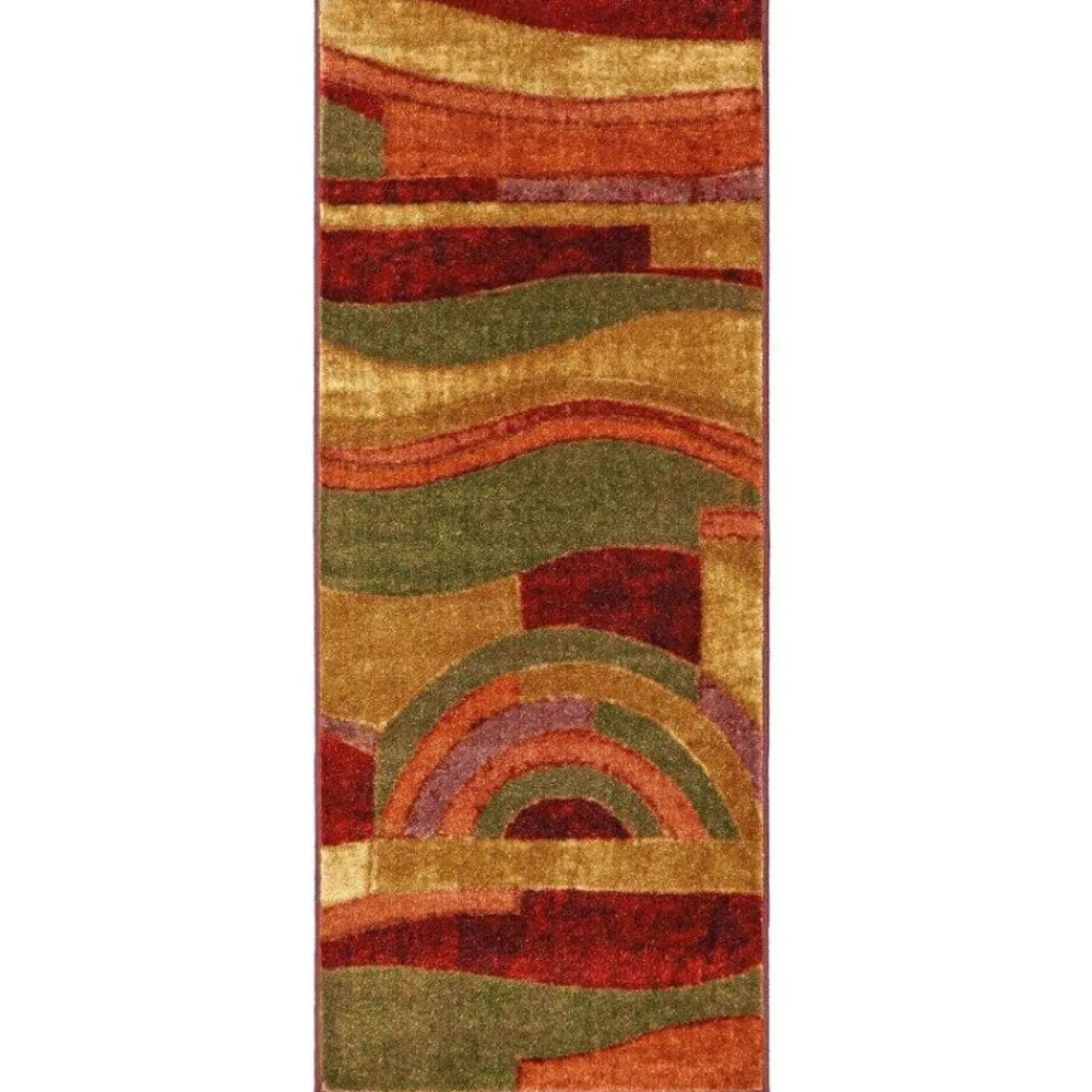 piscasso_wine__ft_x__ft_m_0.webp Piscasso Wine 2 Ft. X 5 Ft. Machine Washable Abstract Runner Rug By Mohawk Home | * Flash Sale