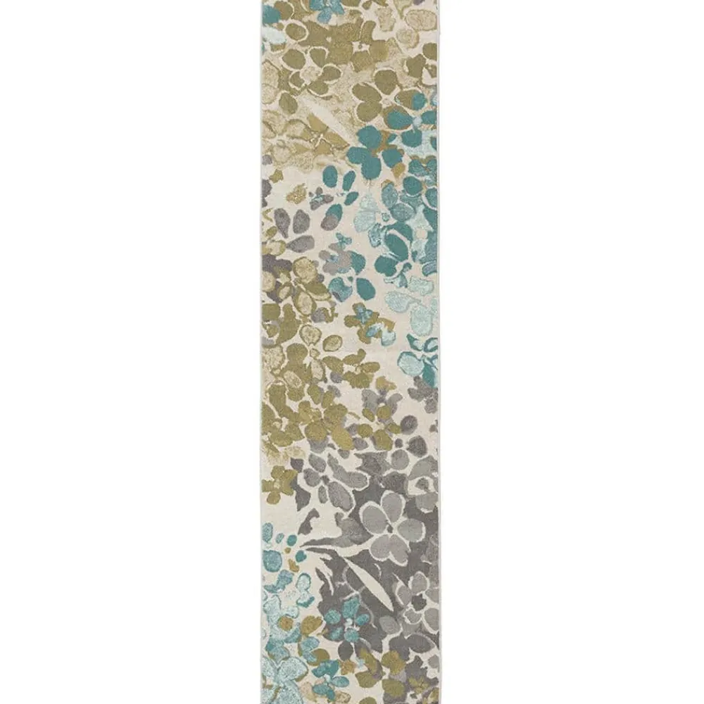 radiance_aqua__ft__in_x___0.webp Radiance Aqua 1 Ft. 8 In. X 6 Ft. Machine Washable Floral Runner Rug By Mohawk Home | * Discount