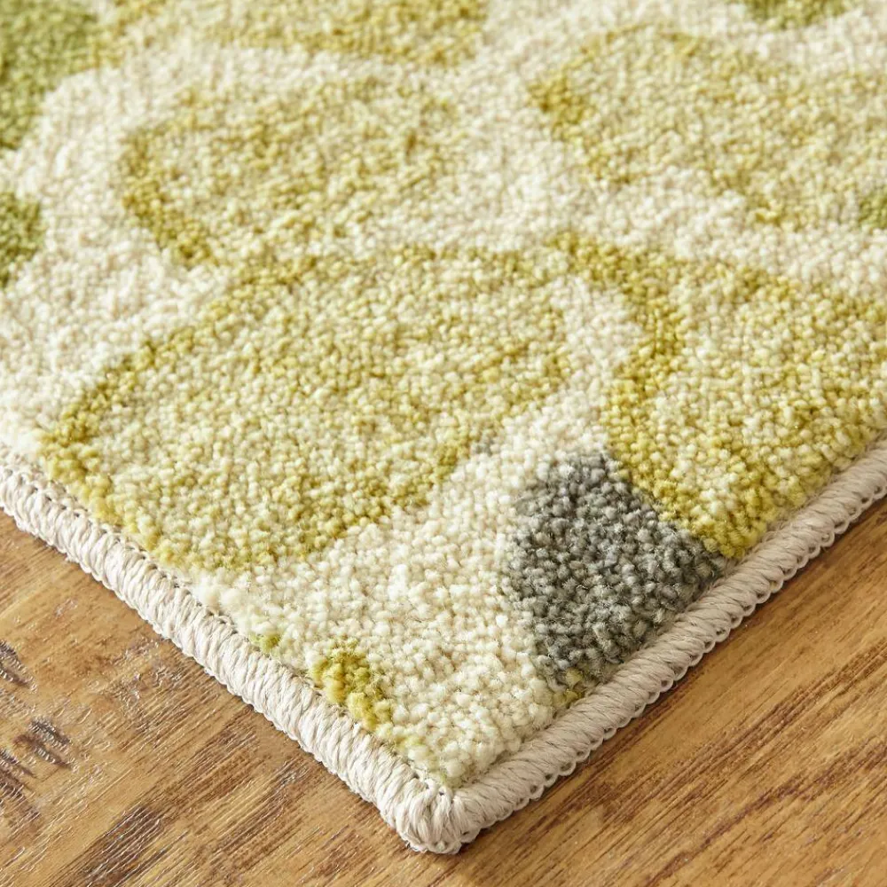 radiance_aqua__ft_x__ft_m_4.webp Radiance Aqua 2 Ft. X 8 Ft. Machine Washable Floral Runner Rug By Mohawk Home | * Clearance