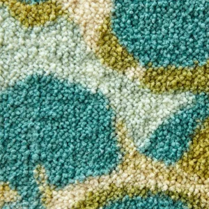 Radiance Aqua 4 Ft. X 5 Ft. Machine Washable Floral Area Rug By Mohawk Home | * Discount