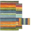 Rainbow Multi 7 Ft. 6 In. X 10 Ft. Striped Area Rug 3-Piece Set By Mohawk Home | * New