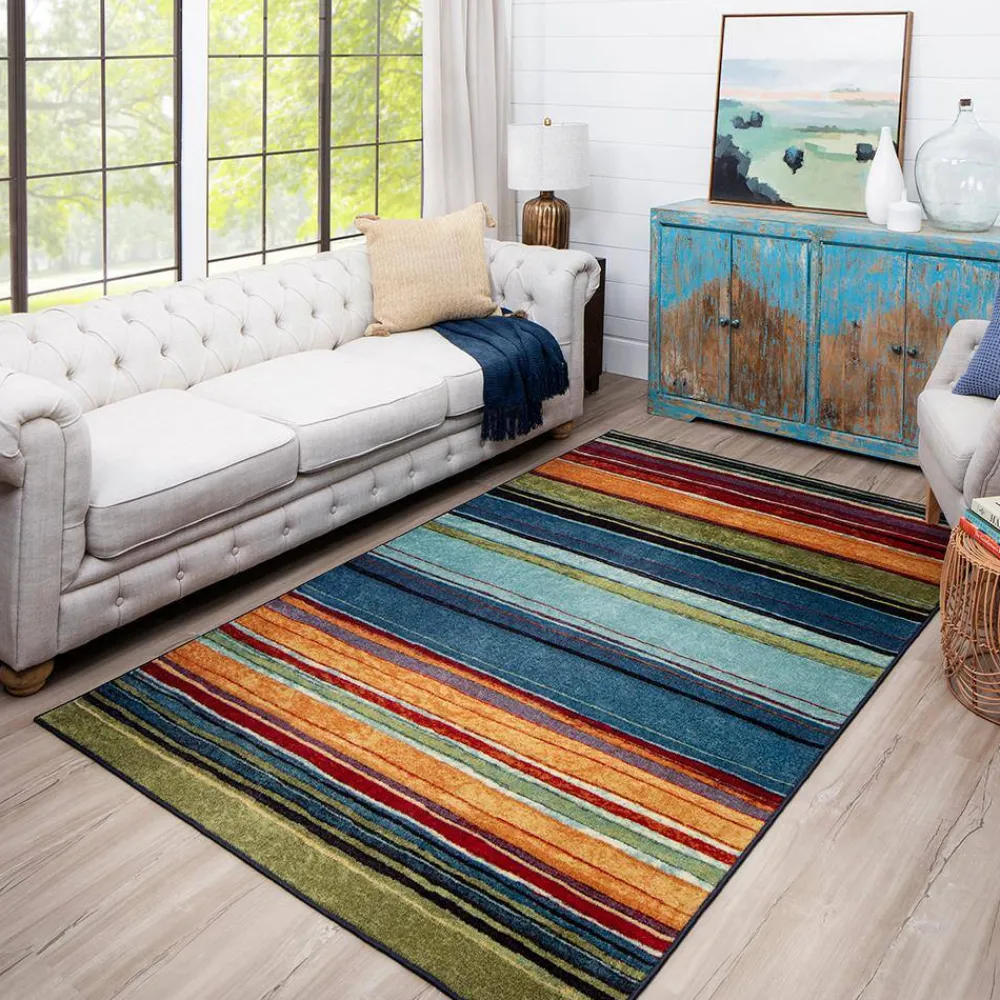 rainbow_multi__ft_x__ft_s_6.webp Rainbow Multi 5 Ft. X 8 Ft. Striped Area Rug By Mohawk Home | * Best Sale