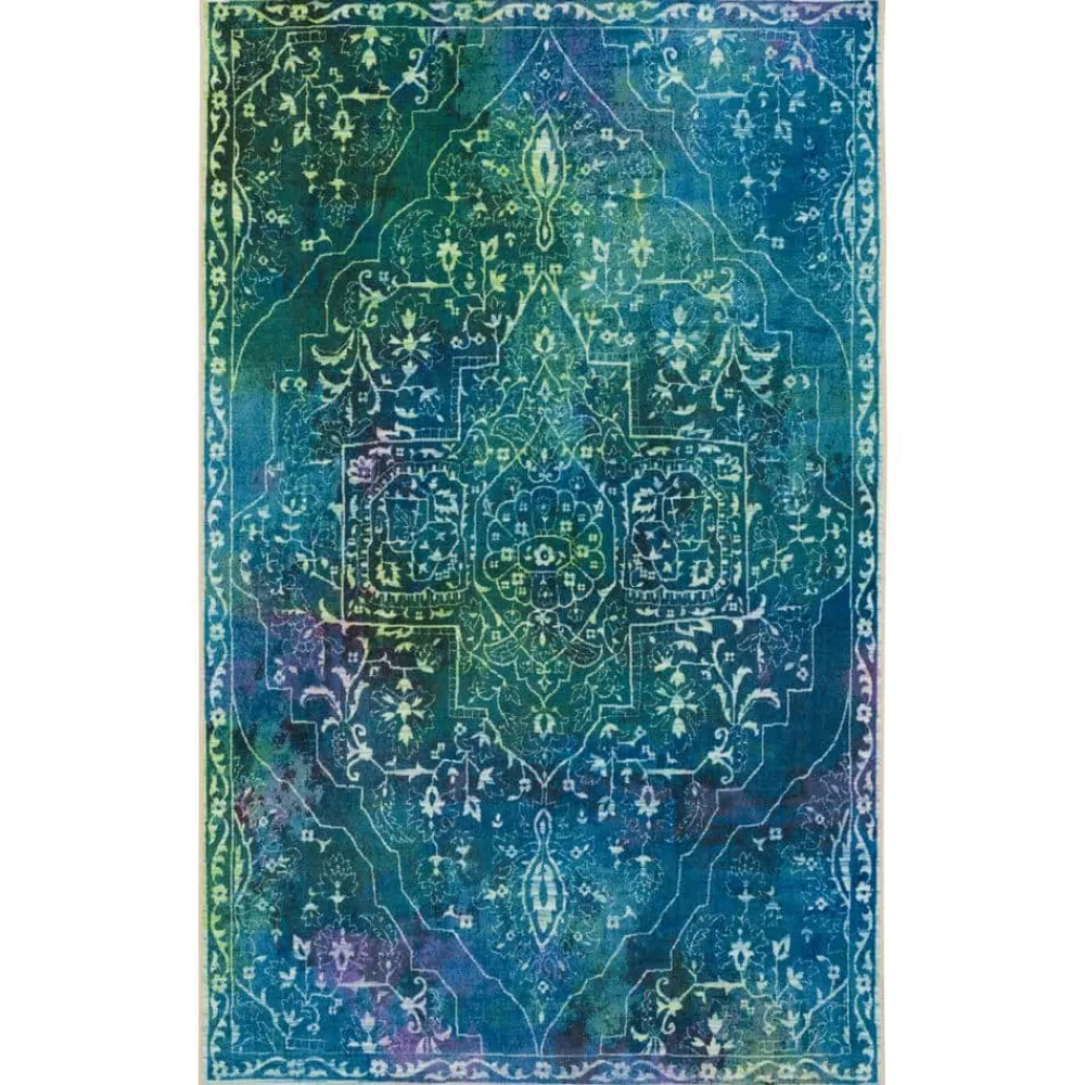 rowland_teal__ft_x__ft_ab_0.webp Rowland Teal 8 Ft. X 10 Ft. Abstract Area Rug By Mohawk Home | * Flash Sale
