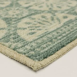Sand Dollar Aqua 1 Ft. 8 In. X 2 Ft. 10 In. Medallion Machine Washable Area Rug By Mohawk Home | * Shop