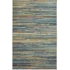 Santos Blue 8 Ft. X 10 Ft. Striped Area Rug By Mohawk Home | * Best