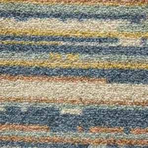 Santos Blue 8 Ft. X 10 Ft. Striped Area Rug By Mohawk Home | * Best