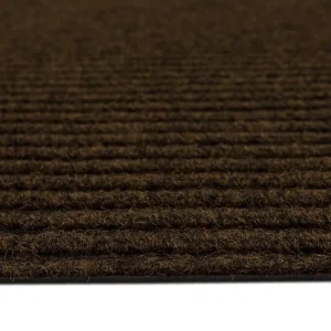 Striped Utility Mat Brown Indoor/Outdoor 24 In. X 60 In. Utility Door Mat By Mohawk Home | * Sale