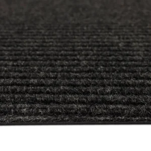 Striped Utility Mat Charcoal Indoor/Outdoor 36 In. X 48 In. Utility Door Mat By Mohawk Home | * Fashion