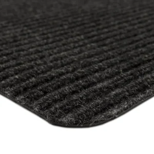 Striped Utility Mat Charcoal Indoor/Outdoor 24 In. X 60 In. Utility Door Mat By Mohawk Home | * Online
