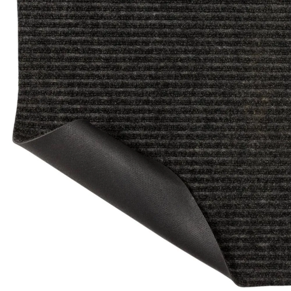 striped_utility_mat_charc_5-1.webp Striped Utility Mat Charcoal Indoor/Outdoor 24 In. X 60 In. Utility Door Mat By Mohawk Home | * Online