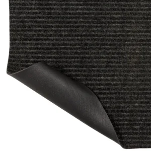 Striped Utility Mat Charcoal Indoor/Outdoor 24 In. X 72 In. Utility Door Mat By Mohawk Home | * Hot