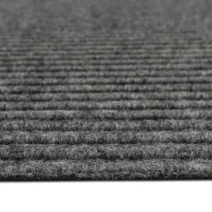 Striped Utility Mat Grey Indoor/Outdoor 24 In. X 72 In. Utility Door Mat By Mohawk Home | * Cheap