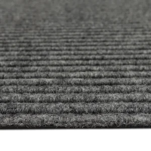 Striped Utility Mat Grey Indoor/Outdoor 36 In. X 48 In. Utility Door Mat By Mohawk Home | * Best Sale