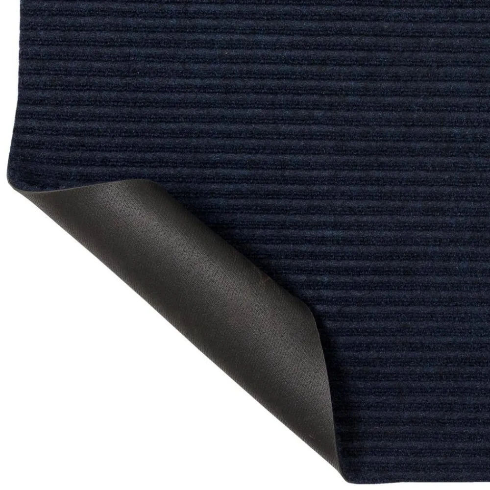 striped_utility_mat_indig_5.webp Striped Utility Mat Indigo Indoor/Outdoor 24 In. X 36 In. Utility Door Mat By Mohawk Home | * Sale