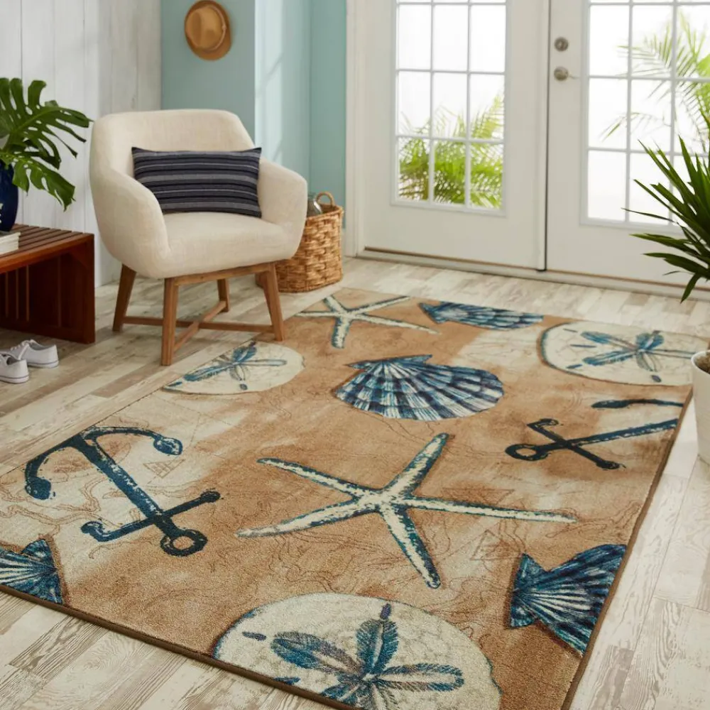 tide_pool_shells_beige__f_1.webp Tide Pool Shells Beige 10 Ft. X 14 Ft. Abstract Area Rug By Mohawk Home | * Best Sale