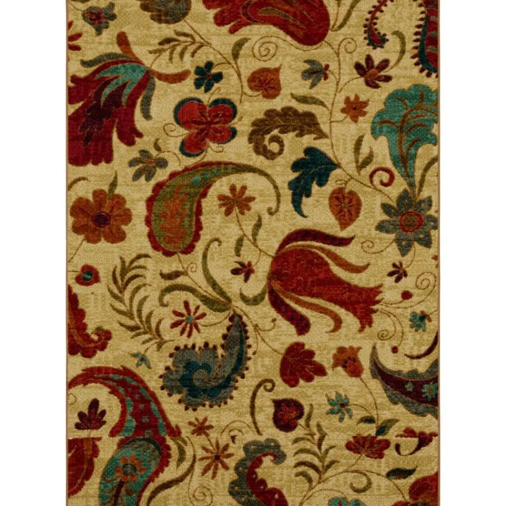 tropical_acres_multi__ft__0.webp Tropical Acres Multi 6 Ft. X 9 Ft. Paisley Area Rug By Mohawk Home | * Outlet