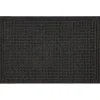 Waffle Grid Impression Onyx 24 In. X 36 In. Recycled Rubber Indoor/Outdoor Door Mat By Mohawk Home | * Flash Sale