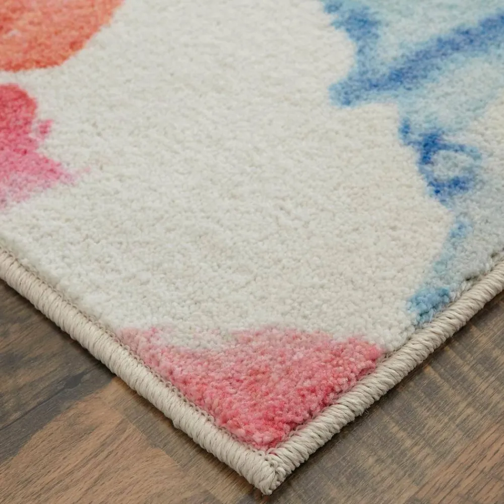 watercolor_bouquet_cream__6.webp Watercolor Bouquet Cream 5 Ft. X 8 Ft. Floral Area Rug By Mohawk Home | * Store