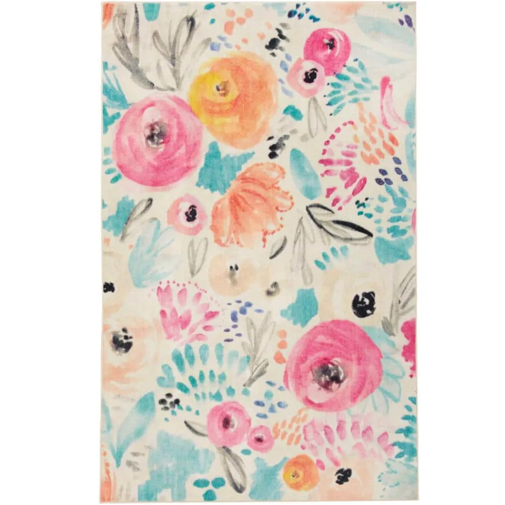 watercolor_floral_multi___0.webp Watercolor Floral Multi 8 Ft. X 10 Ft. Floral Area Rug By Mohawk Home | * Best