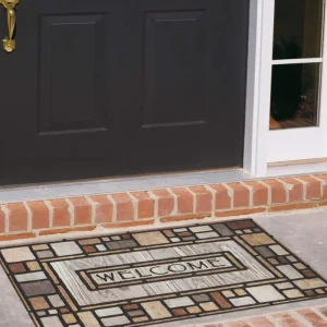 Welcome Drifted Nature 23 In. X 35 In. Doorscapes Estate Mat By Mohawk Home | * Best