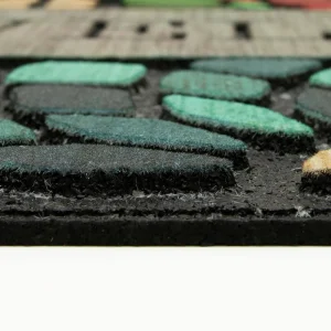 Welcome Stained Glass Floret 18 In. X 30 In. Doorscapes Mat By Mohawk Home | * Discount