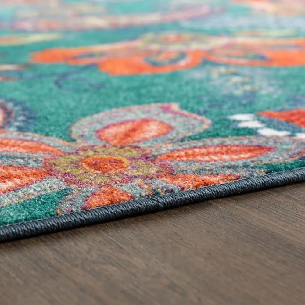 whinston_teal__ft_x__ft_p_2.webp Whinston Teal 6 Ft. X 9 Ft. Paisley Area Rug By Mohawk Home | * Shop