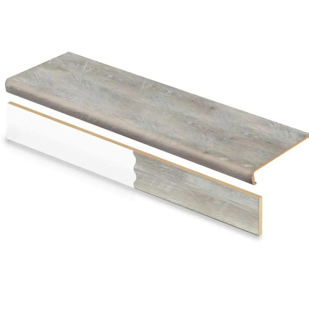 winding_brook_stair_tread_0.webp Winding Brook Stair Tread And Reversible Riser Kit 47 In. L X 12-1/8 In. W X 2-3/16 In. T By Cap A Tread | * New